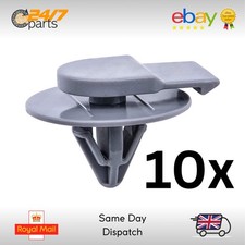 10x Grey Wheel Arch Trim Clips