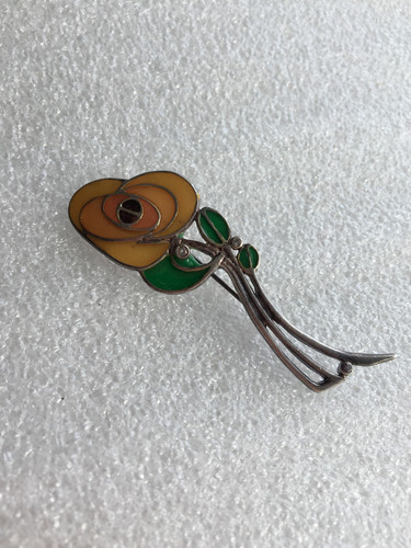 Brooch silver celtic - brooch,