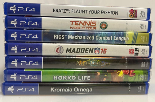 Sealed playstation ps4 games - sealed,
