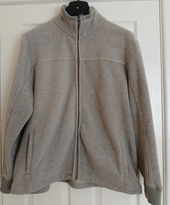 MAINE Mens Zip Up beige/brown