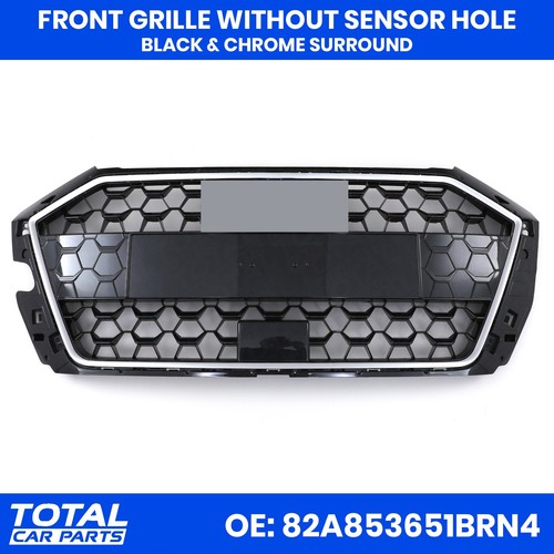 Radiator grille black chrome - radiator, black/chrome