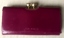 Ted Baker Kassador Plum Patent