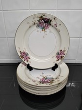 Set of 6 Vintage Gold China