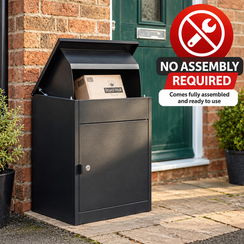 Lockable metal parcel delivery - lockable,