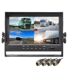 9" LCD Car Monitor 4 Channels