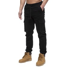 Enzo Jeans Mens Cargo Combat