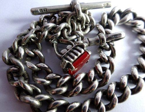 Solid silver chunky antique