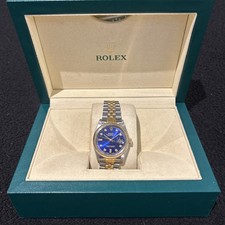 Rolex date just 36 blue