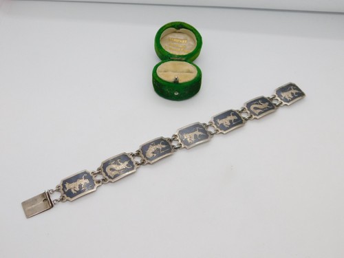 Siam sterling silver niello - silver,