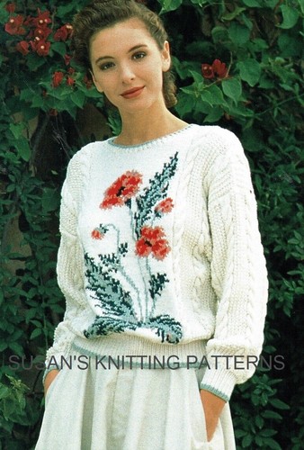 Lady poppy sweater knitting - poppy,