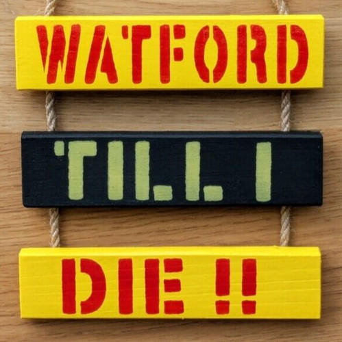 Watford inspired wall - fc,