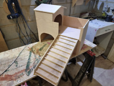 Tortoise House high walls Hutch Small Animal Castle Shelter Playhouse