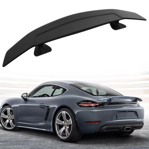 Matte black rear trunk - black,