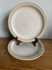 Denby Linen Salad Plates X2