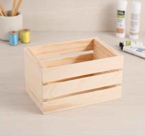 Rustic wooden crates pc - wooden, 6