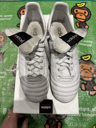 Rare all white leather adidas - leather,