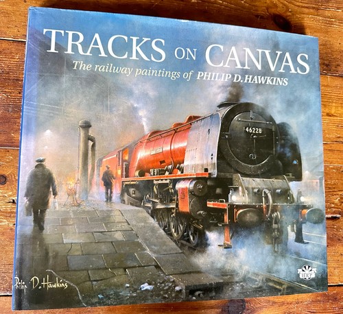 Tracks canvas the railway - on,