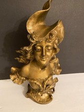 Antique Bronze Bust Sculpture