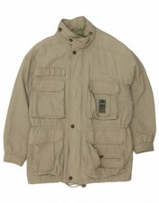 CAMEL ACTIVE Mens Hooded Padded Jacket IT 52 XL Green Cotton CY01