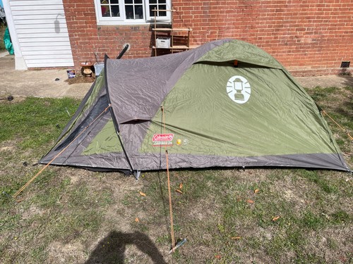 Colman darwin person - darwin, tent