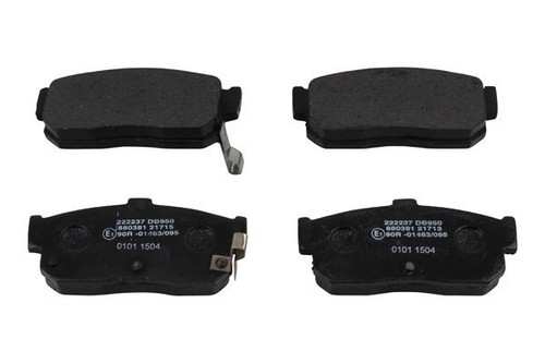 Rear brake pad set - set, for