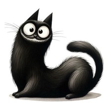 9X9cm Car Sticker Funny Black