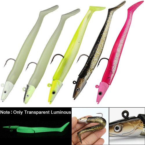 10pcs saltwater sandeel lures - 10pcs,