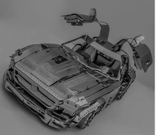3D Metal Puzzle Mercedes AMG