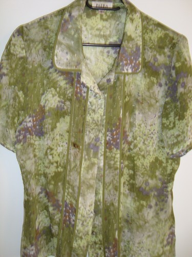 Patra silk blouse size - s,