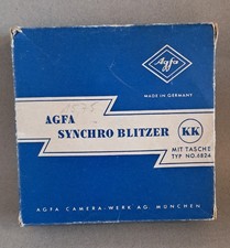 Vintage Agfa Flash Gun Synchro Blitzer  KK 6824 Unit and Case