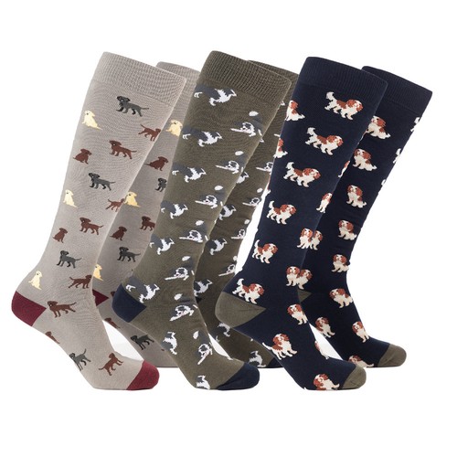 Men long printed dog country - printed,