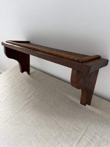 Vintage small solid oak - vintage, wall