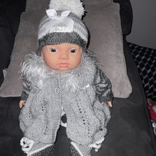 Chad Valley Tiny Treasures 17” Doll Donna RuBert Sculpt Weighted + Custom Outfit