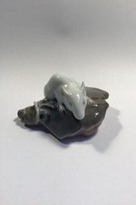 Royal Copenhagen Mouse on head