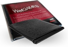 Black waterproof bed PVC Sheet 180 x 220 cm for games & massages