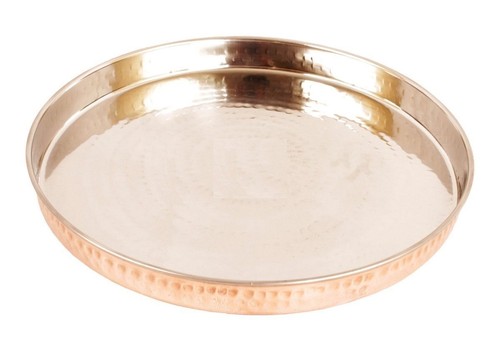 Steel copper hammered design - steel,