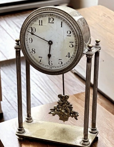 French antique clock ship - french,