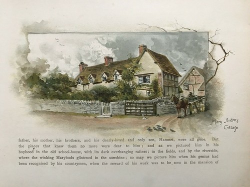 1890 antique print mary - 1890,