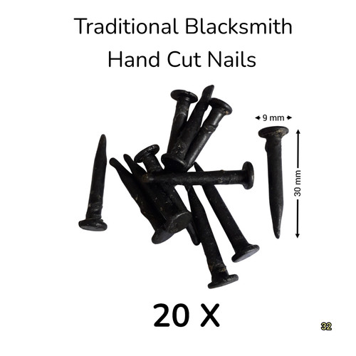 Nail hand forged black - |hand,