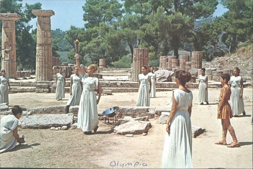 Vintage olympia greece - vintage,