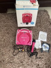 karaoke singing machine pink