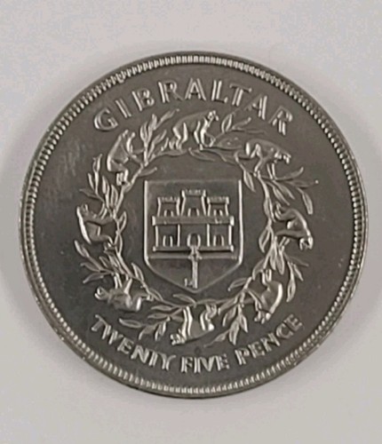 1977 gibraltar 25p coin - 1977,