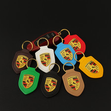 Porsche Crest Sheild Leather
