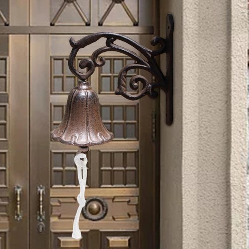 Wall mounted bell vintage cast - wall,