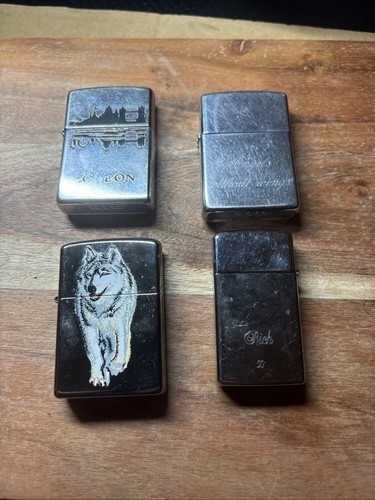 Zippo lighters job lot - zippo,