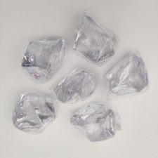 Large Clear Replacement Coal Crystals Electric Fires Inset Fireplace Decor x 7