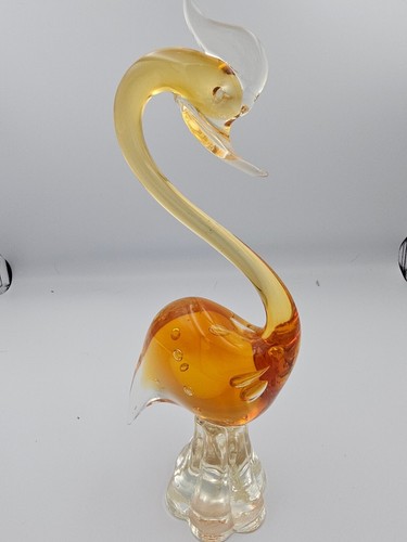Handmade amber and clear - amber,