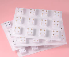 12 Pairs Sterile Gem Earrings
