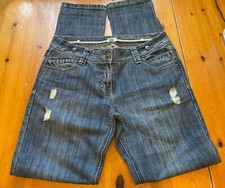 Ladies Tu straight leg  distressed Jeans - 32" waist