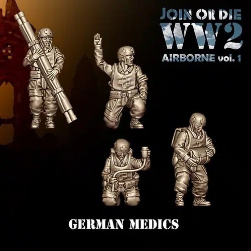 28mm ww2 fallschirmjager medic - ww2,